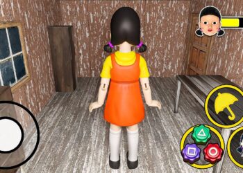 Taking part in as Squid Sport Doll in Granny Home