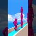 TOWER RUN CHALLENGE with Pink Squid play Sport #humorous #shorts