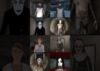 Granny The Cellar Vs Granny 3 Vs Nosferatu Vs Rina Of Darkness Vs Loopy Spouse Vs Evil Nun Rush +