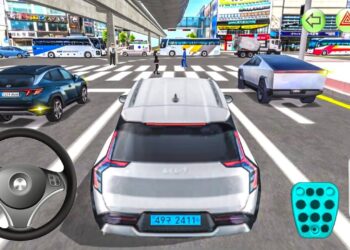 New EV SUV Automobile Kia EV9 Metropolis Highway Driving – 3D Driving Class GamePlay Android ios 2025 – GameCar