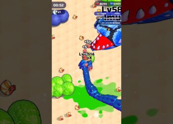 Snake Conflict VIP Greatest Gameplay 463 #snakeclash #video games #viralshorts