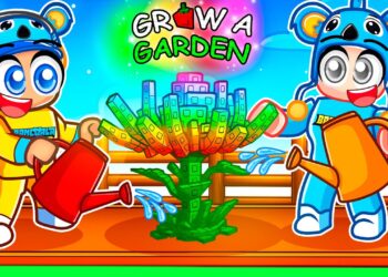 Meu Primeiro JARDIM no GROW A GARDEN do Roblox – Brancoala Video games