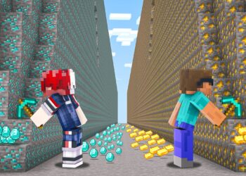 Who Mined The Greatest Luxurious Mountain in Minecraft..?