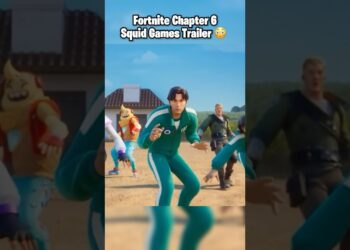 Fortnite Chapter 6 x Squid Video games Collab Trailer 😳 #fortnite #fortniteclips