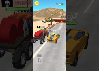 “Lamborghini vs Offroad Truck – Epic Drag Race in Automobile Survival Sport!” #racinggame #drivinggames