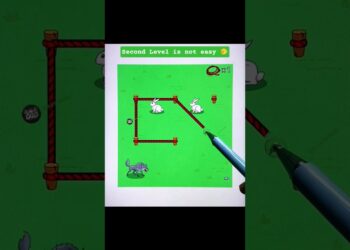 Pull string to guard rabbit#viralshort #video games #shortsviral