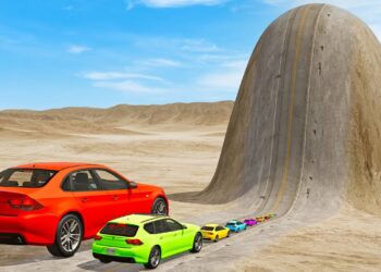 Small to Large Vehicles vs Large Bulge – BeamNG.drive