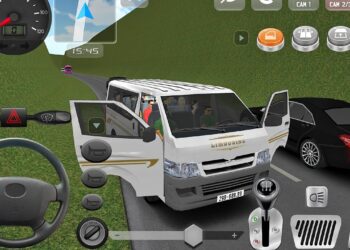 New Toyota Hiace Bus Driving 2025 – Minibus Simulator Vietnam – Automotive Recreation Android Gameplay