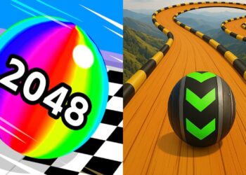 Ball Run 2048 VS Sky Rolling Balls – All Ranges Gameplay Android iOS Ep 1
